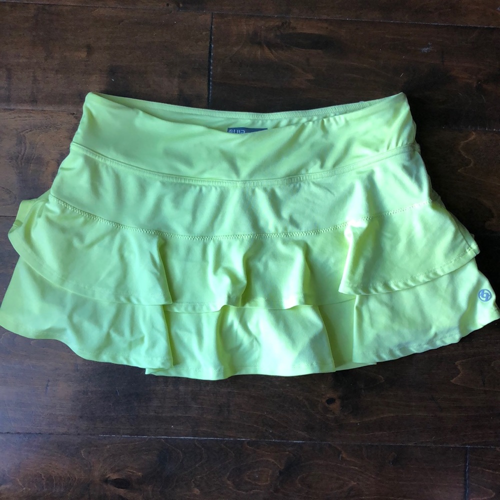Yellow Lina Golf Skirt